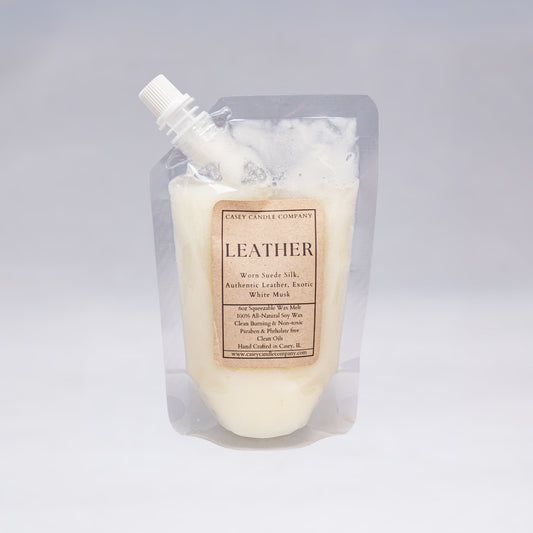Casey Candle Company - Leather | Squeezable Wax Melt 6oz